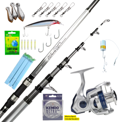 Okuma Olta Kamış Seti (Wave Power 3.90 Kamış - Aria 8000 Makine)