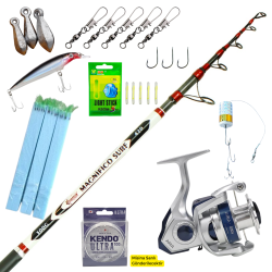 4.20 Surf Olta Kamış Seti (Captain Magnifico Surf 4.20 Kamış - Okuma Aria 8000 Makine)